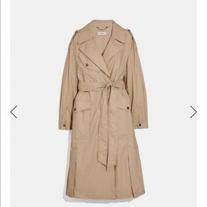 Oversized Coach trench coat - size 4